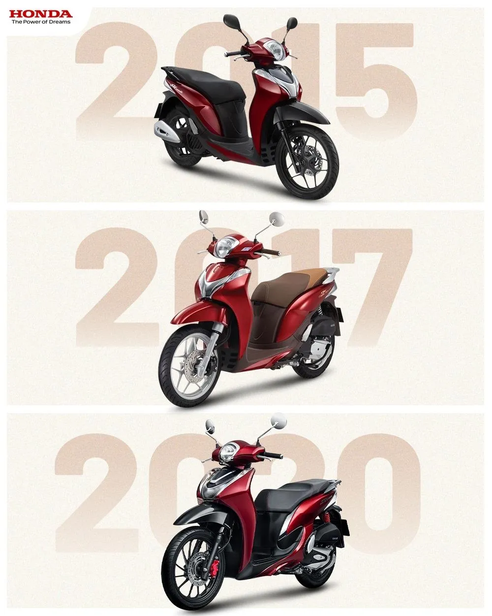 Giá xe máy Honda SH Mode