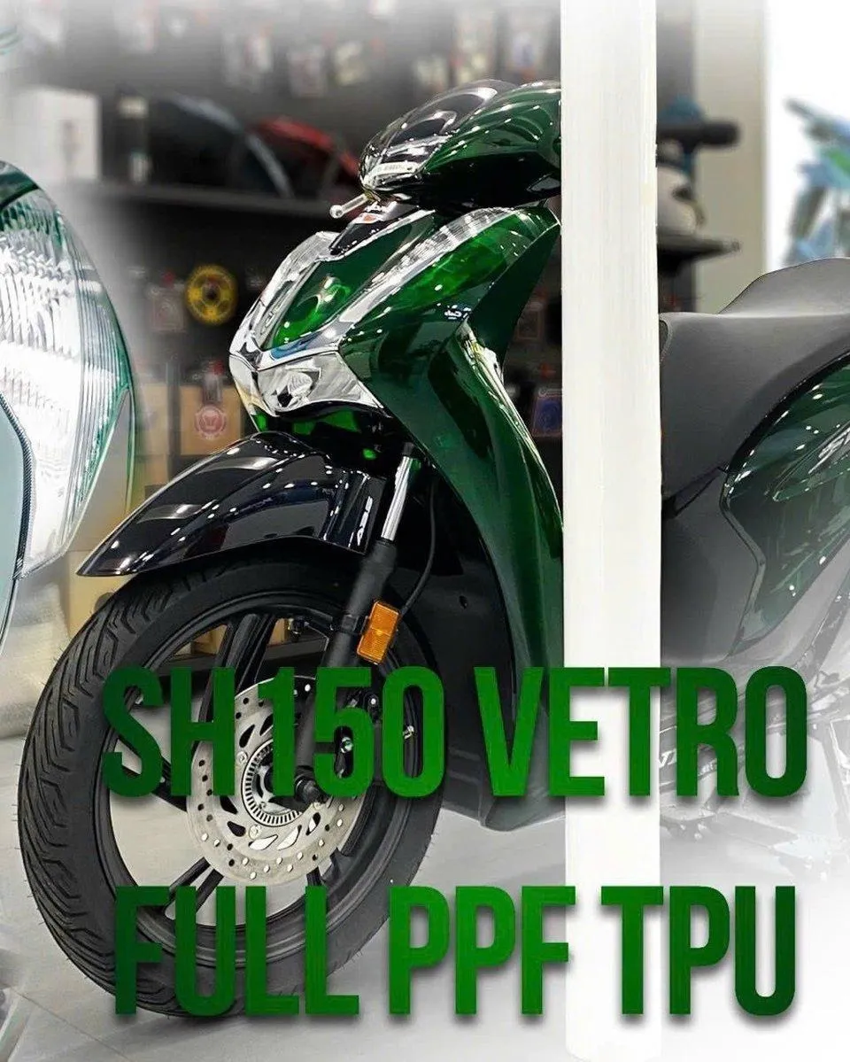 Dán keo PPF TPU xe Sh 2024 – Sh150i Vetro – Sh125i Vetro tại CubShop giá CỰC HẤP DẪN