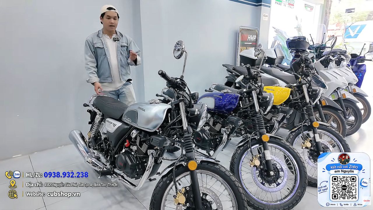 Combo đủ 3 màu Honda CGX150 Vintage 2026 